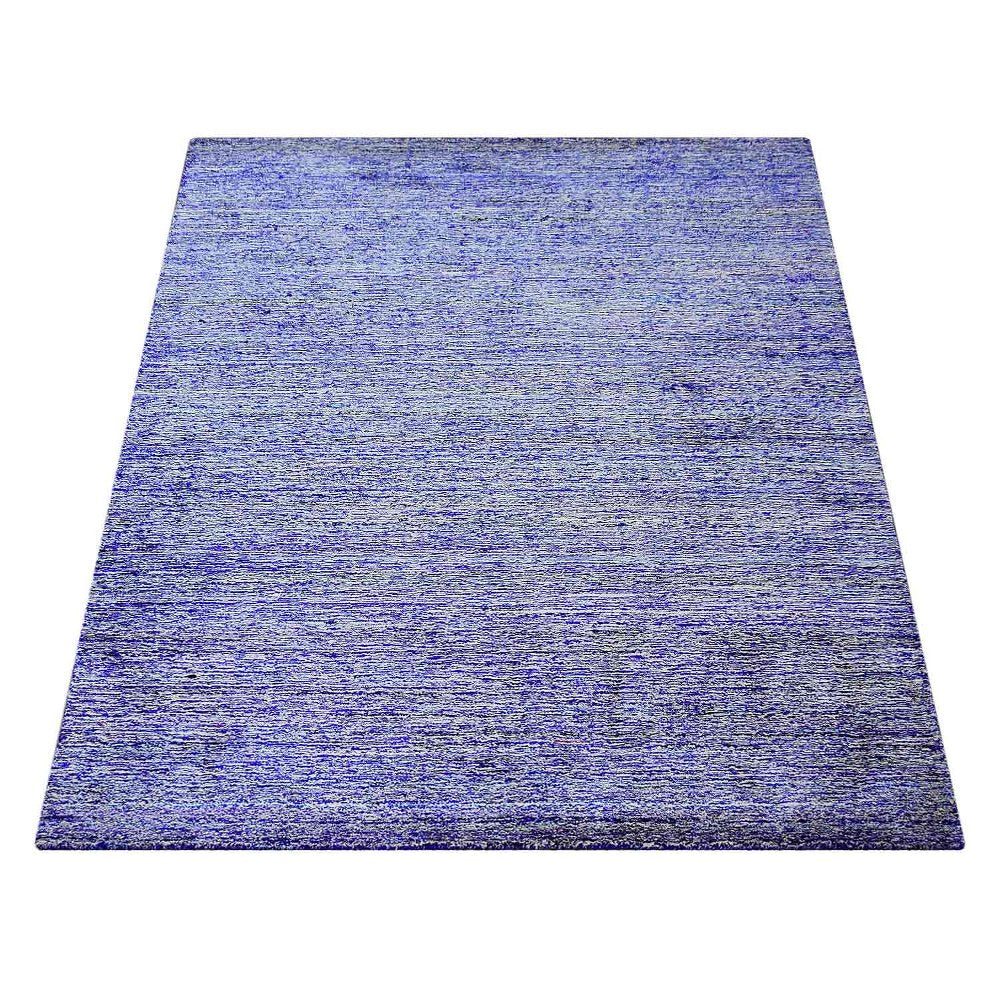 Dual Tone Hand Knotted Wool & Silk Rug