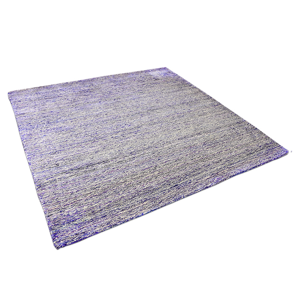 Dual Tone Hand Knotted Wool & Silk Rug