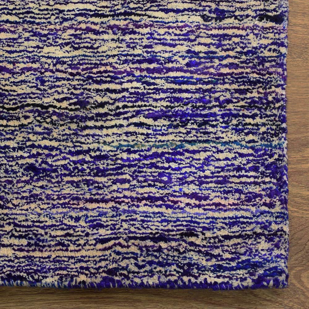 Dual Tone Hand Knotted Wool & Silk Rug