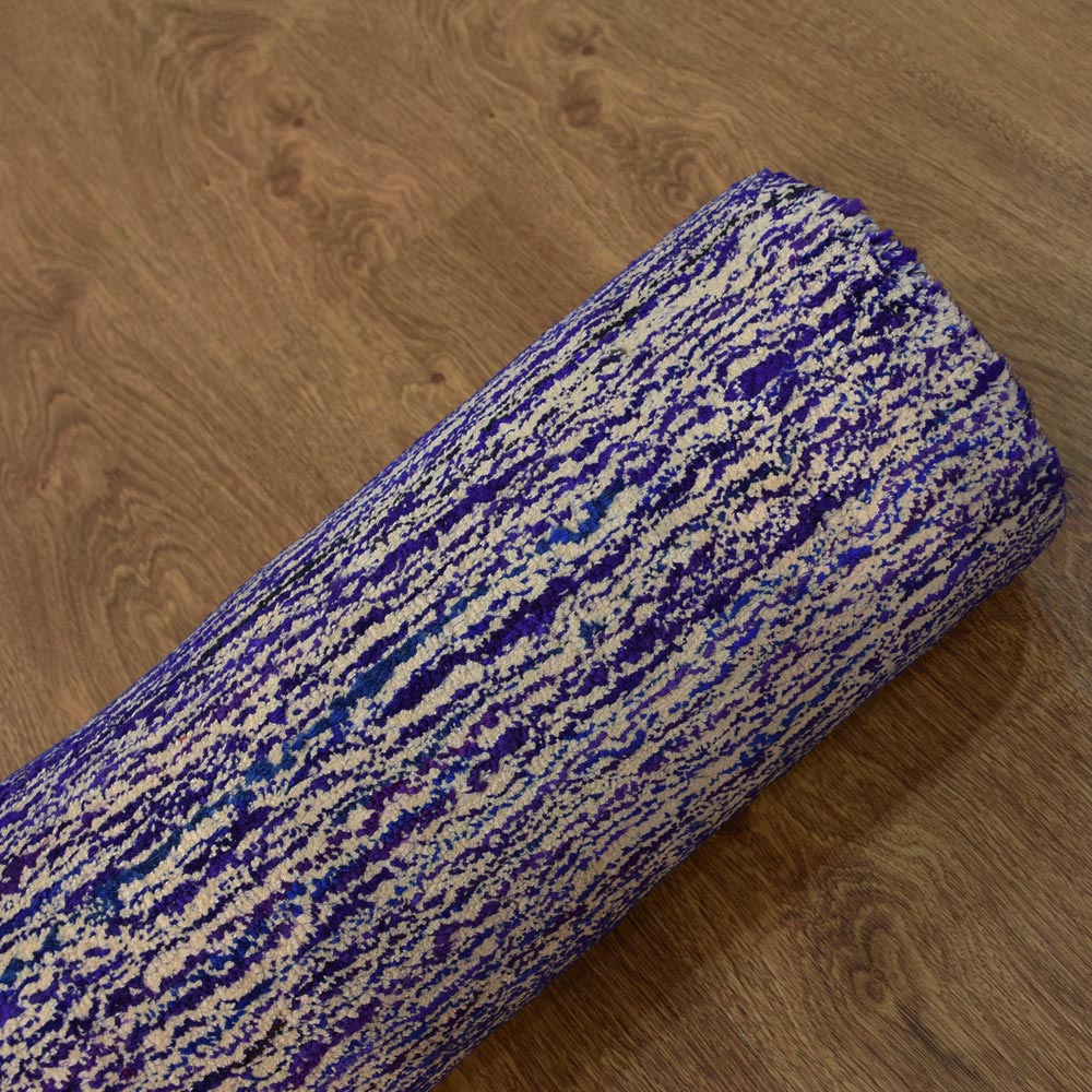Dual Tone Hand Knotted Wool & Silk Rug