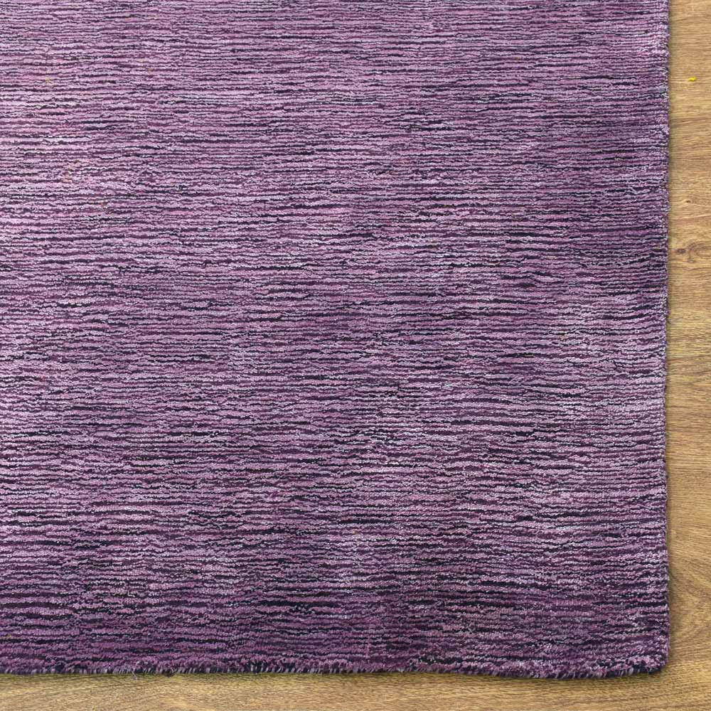 Dual Tone Hand Knotted Wool & Silk Rug