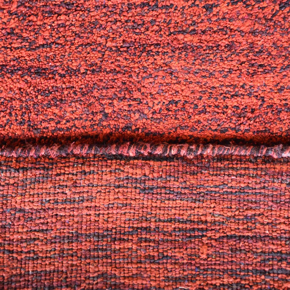 Dual Tone Hand Knotted Wool & Silk Rug