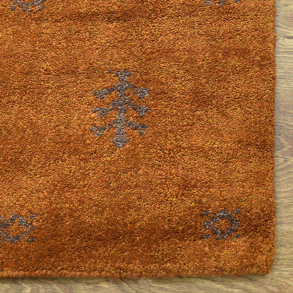 Iver Hand Knotted Silk & Wool Green Area Rug