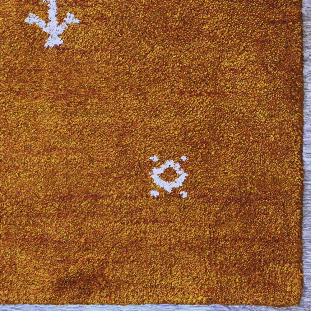 Iver Hand Knotted Silk & Wool Green Area Rug