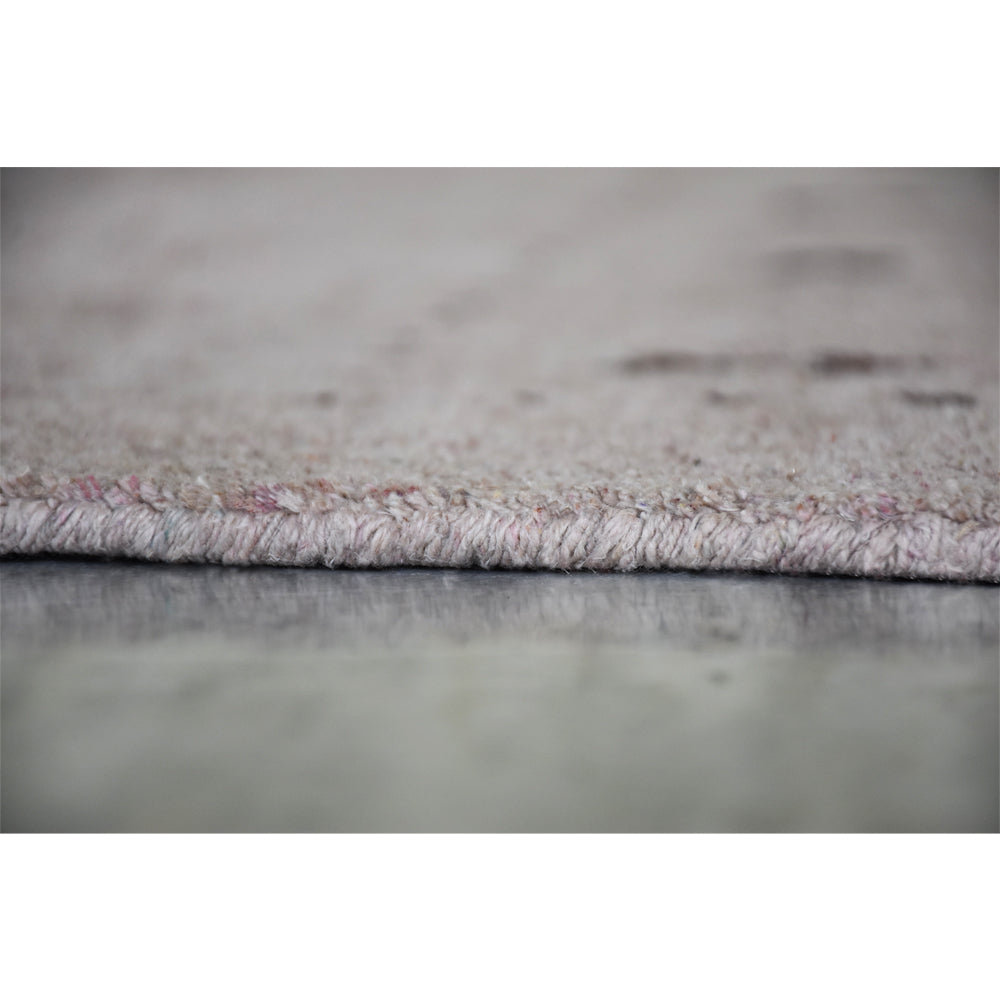 Fia Hand Knotted Silk & Wool Orange Area Rug