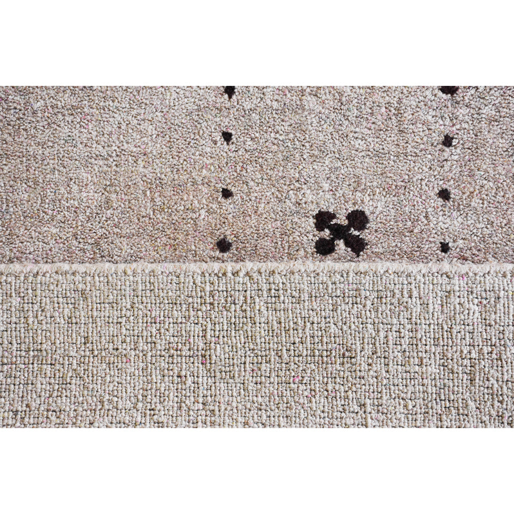 Fia Hand Knotted Silk & Wool Orange Area Rug