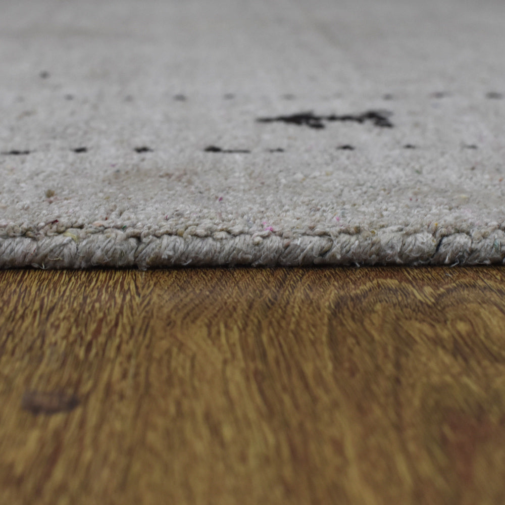 Fia Hand Knotted Silk & Wool Orange Area Rug