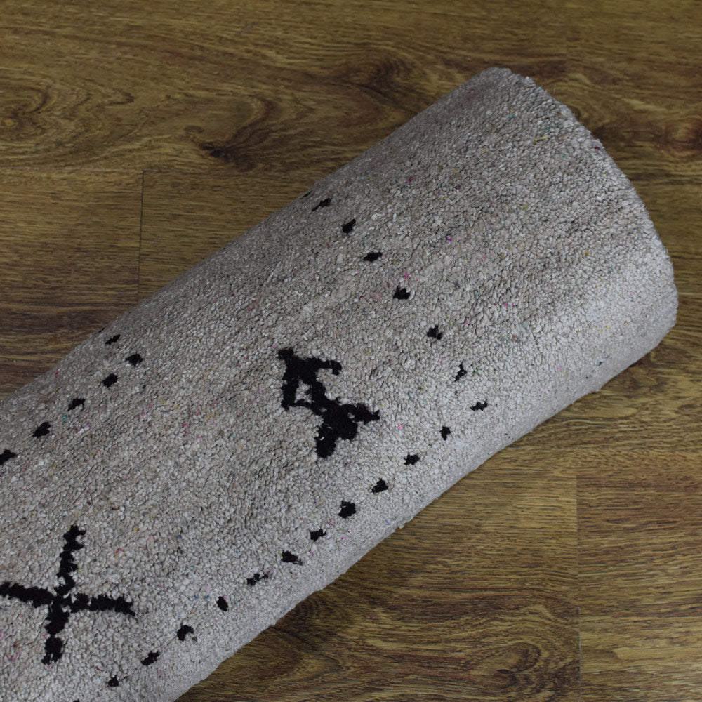 Fia Hand Knotted Silk & Wool Orange Area Rug