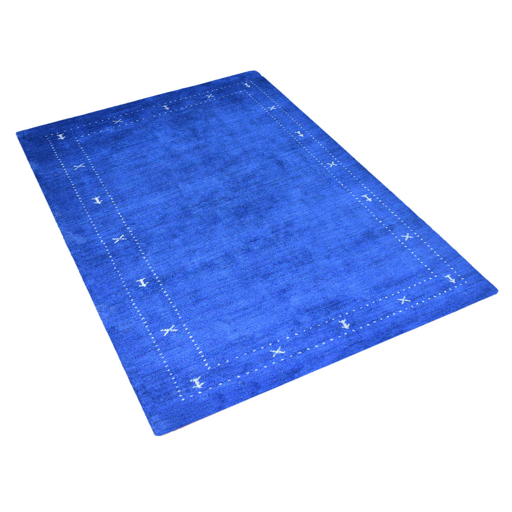 Fia Hand Knotted Silk & Wool Orange Area Rug