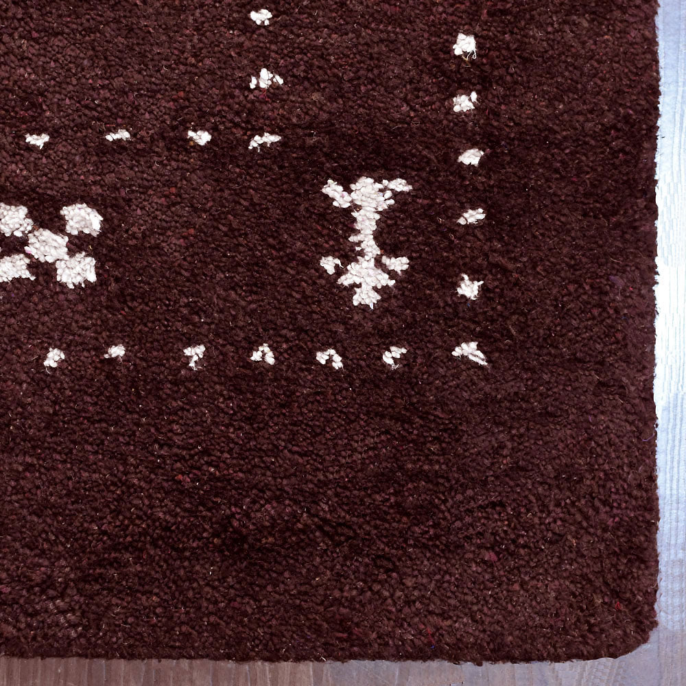 Fia Hand Knotted Silk & Wool Orange Area Rug