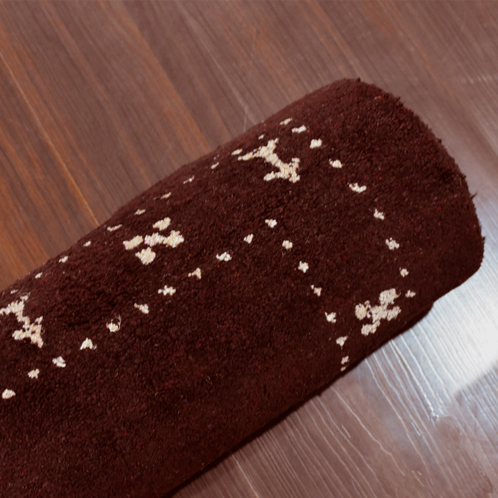 Fia Hand Knotted Silk & Wool Orange Area Rug