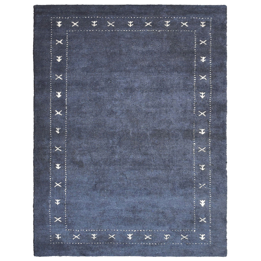 Fia Hand Knotted Silk & Wool Orange Area Rug