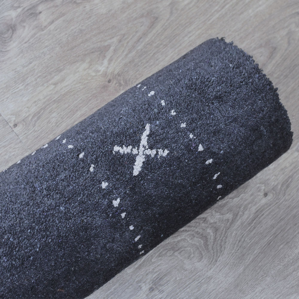 Fia Hand Knotted Silk & Wool Orange Area Rug