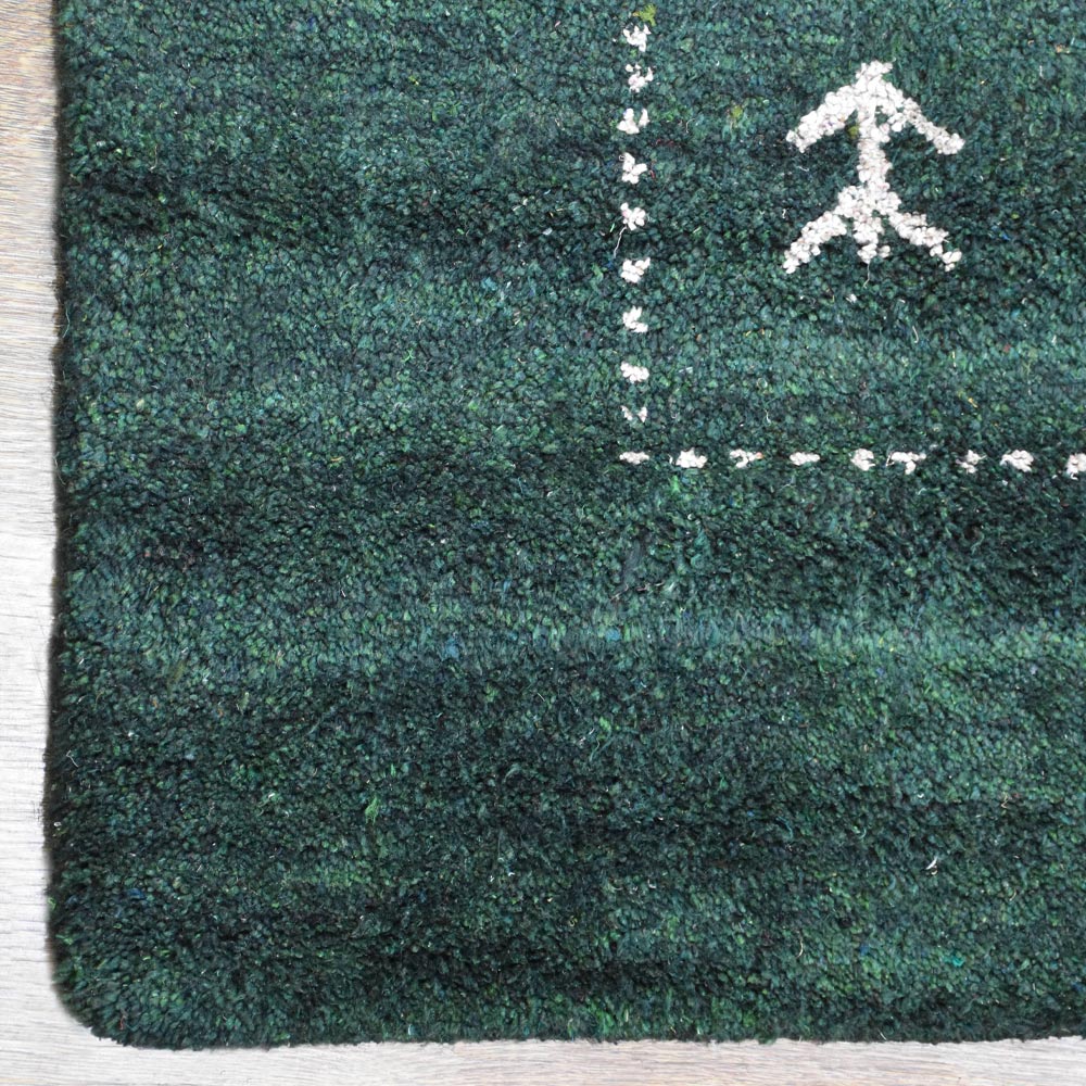 Fia Hand Knotted Silk & Wool Orange Area Rug