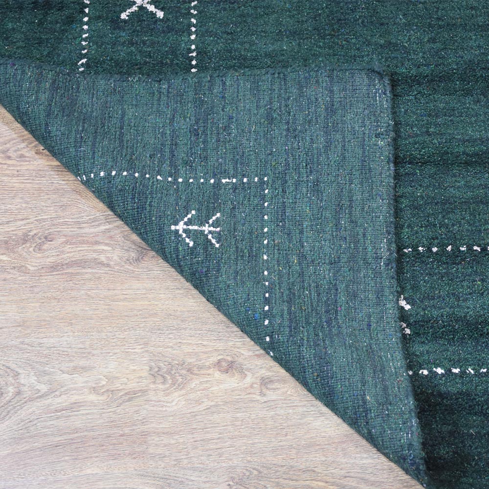Fia Hand Knotted Silk & Wool Orange Area Rug