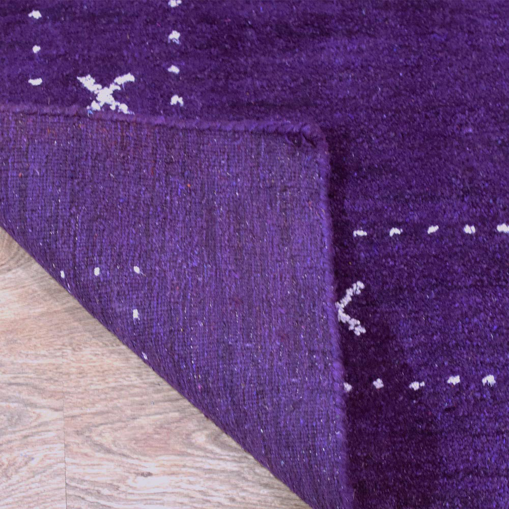 Fia Hand Knotted Silk & Wool Orange Area Rug
