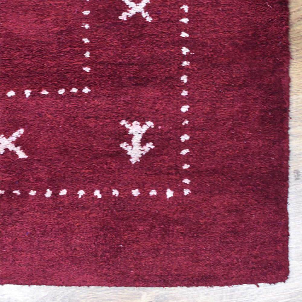 Fia Hand Knotted Silk & Wool Orange Area Rug