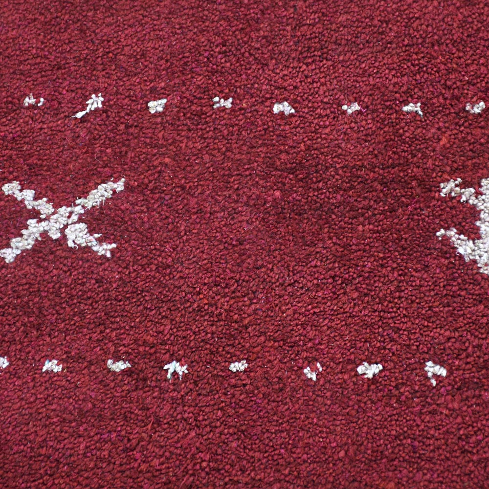 Fia Hand Knotted Silk & Wool Orange Area Rug