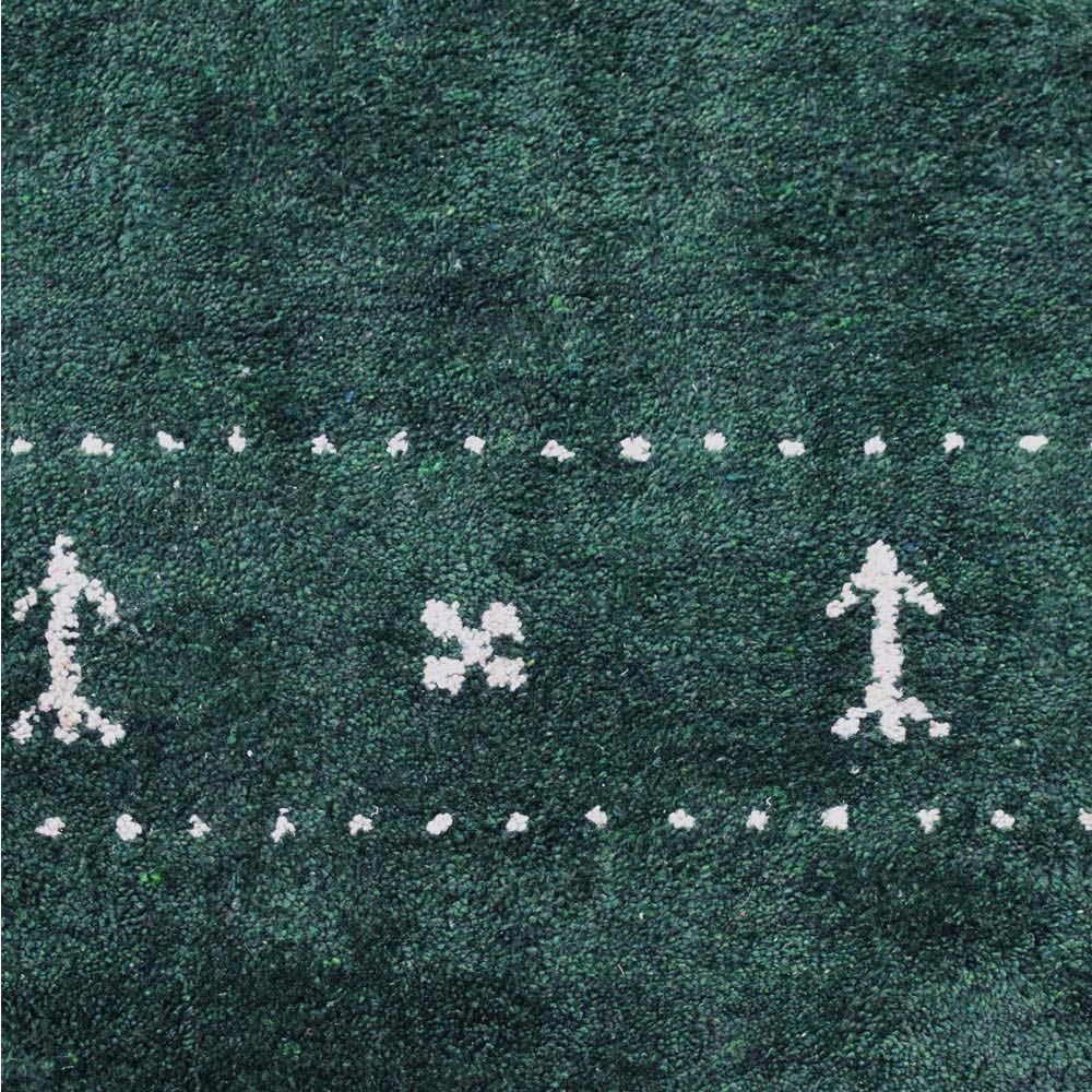Fia Hand Knotted Silk & Wool Orange Area Rug