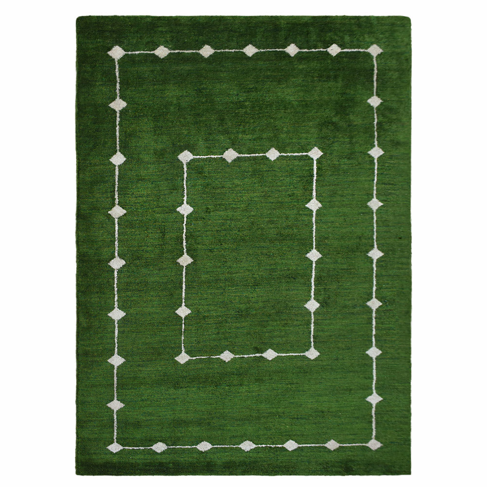 Sylvan Hand Knotted Silk & Wool Rug