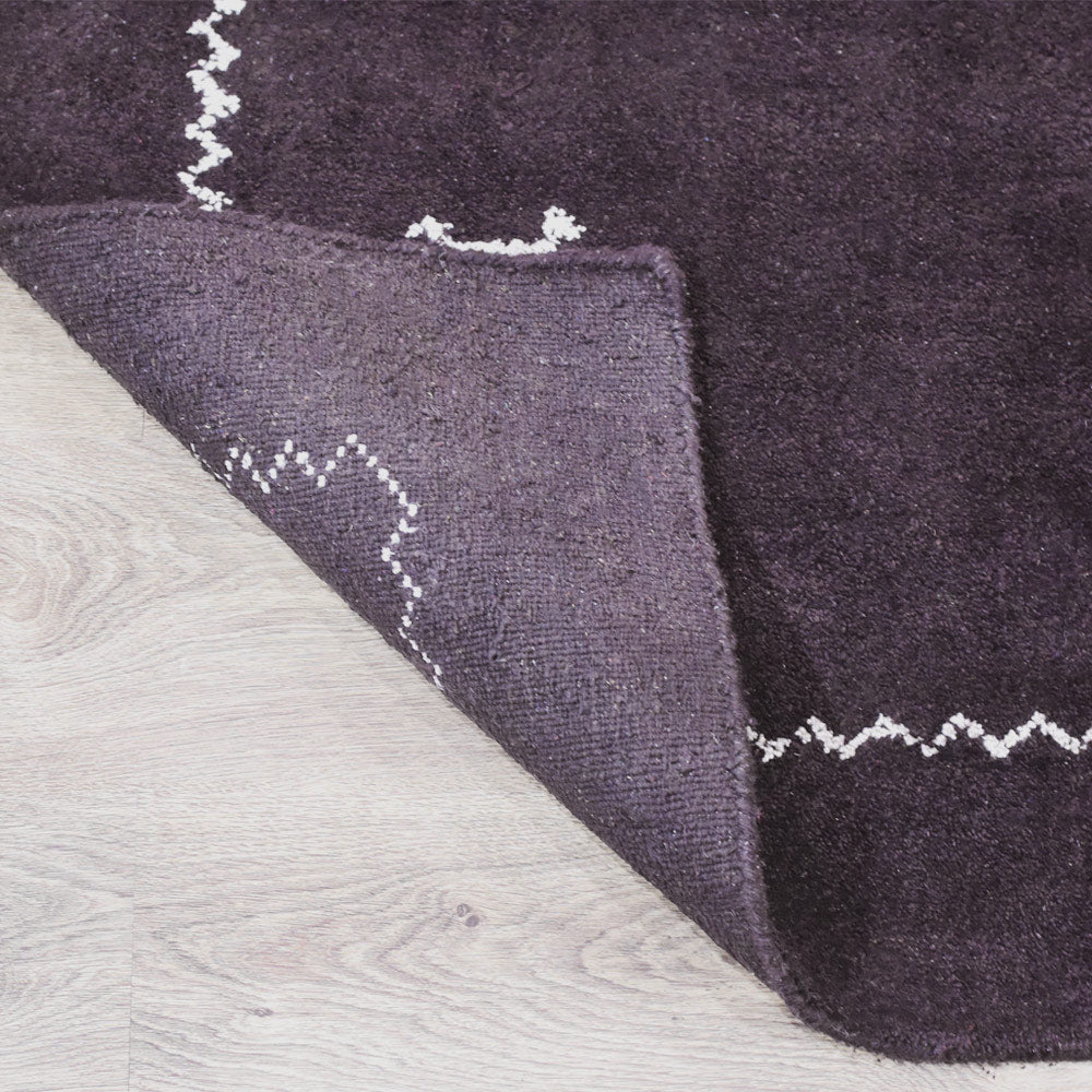 Matera Hand Knotted Loom Silk Mix Area Rug