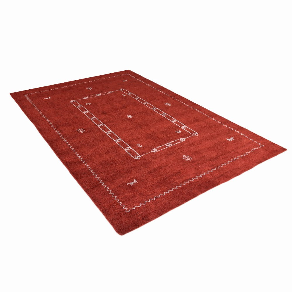 Matera Hand Knotted Loom Silk Mix Area Rug