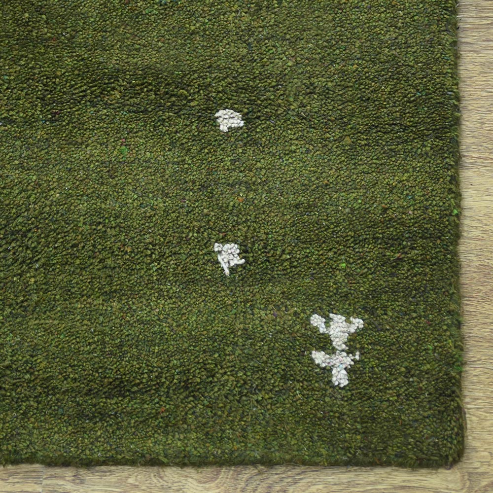 Dale Hand Knotted Silk & Wool Blue Area Rug