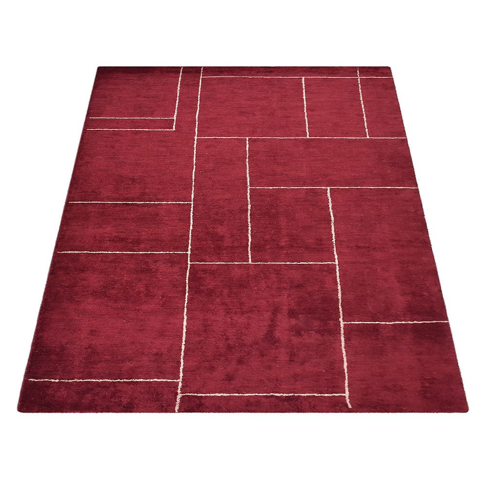 Matrix Hand Knotted Recycled Silk Rug - BBH HOMES LLC