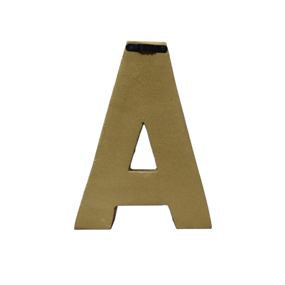 Zari Embellished Mango Wood Letter Blocks