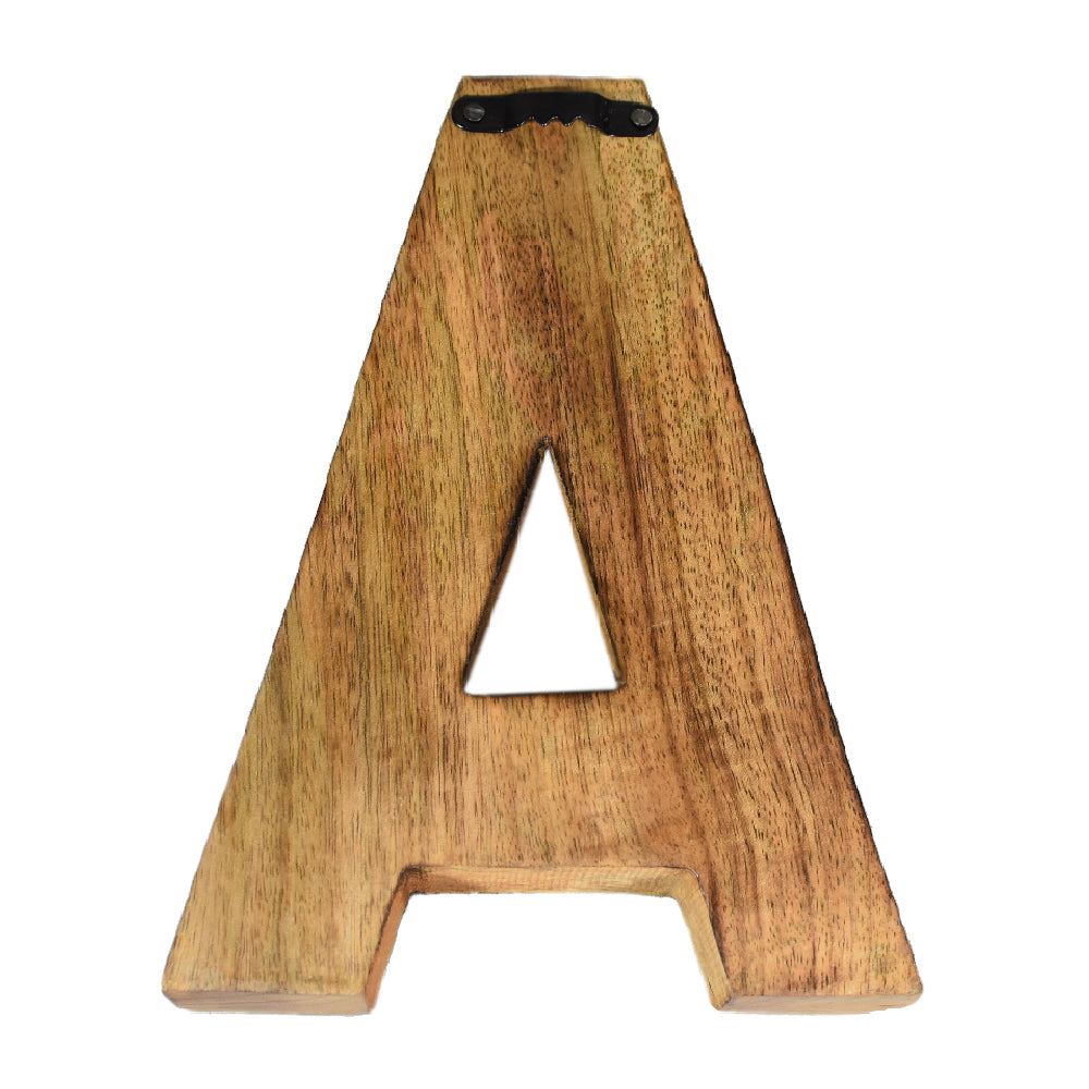 Wild Cheetah Print Mango Wood Letter Block