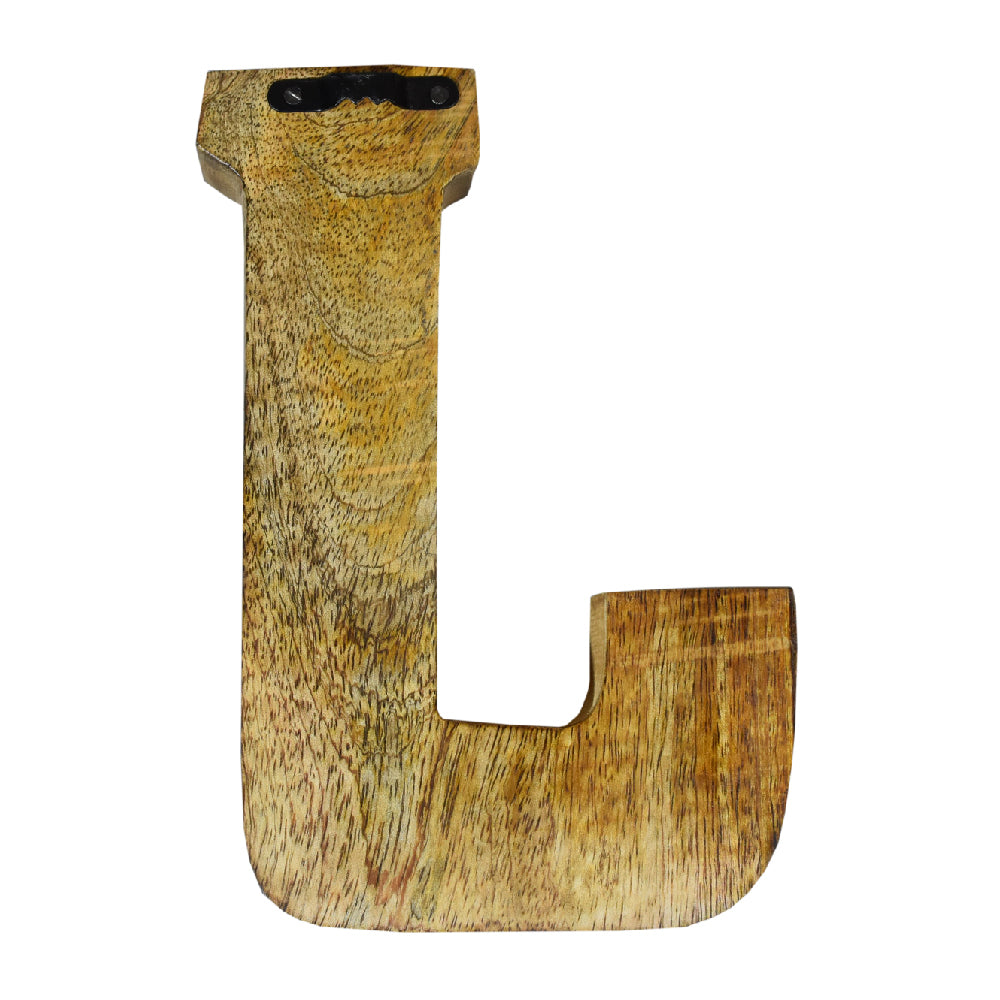 Wild Cheetah Print Mango Wood Letter Block