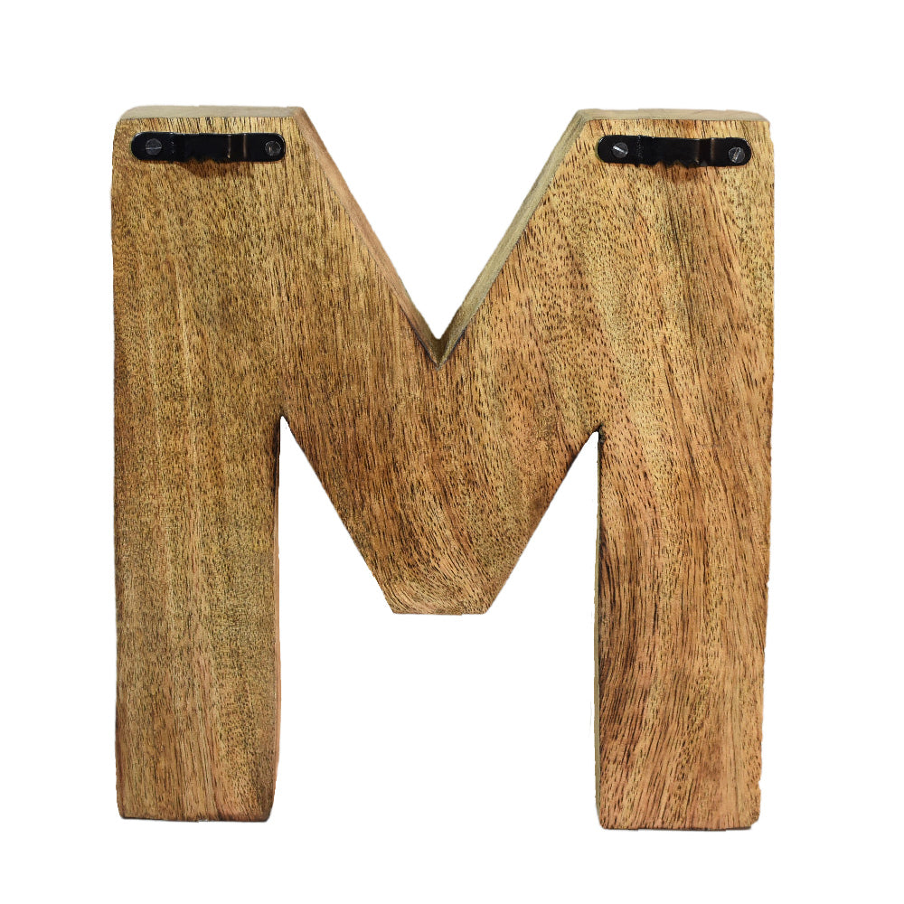 Wild Cheetah Print Mango Wood Letter Block