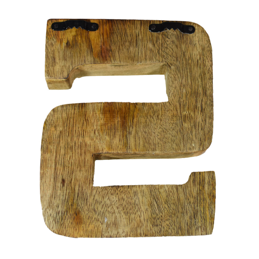 Wild Cheetah Print Mango Wood Letter Block