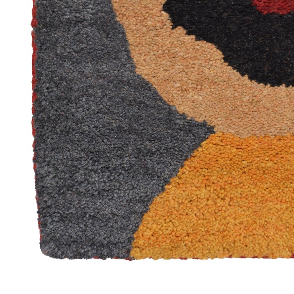Mosaic Hand Tufted Wool Area Rug - BBH HOMES LLC