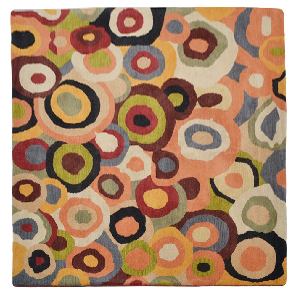 Mosaic Hand Tufted Wool Area Rug - BBH HOMES LLC