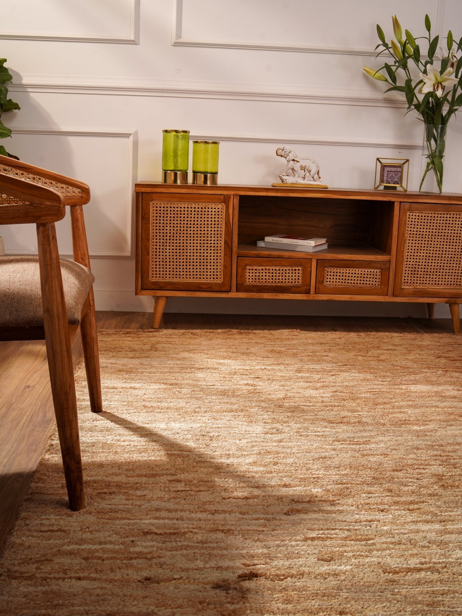 Rustic Radiance Hand Woven Jute Rug - BBH HOMES LLC