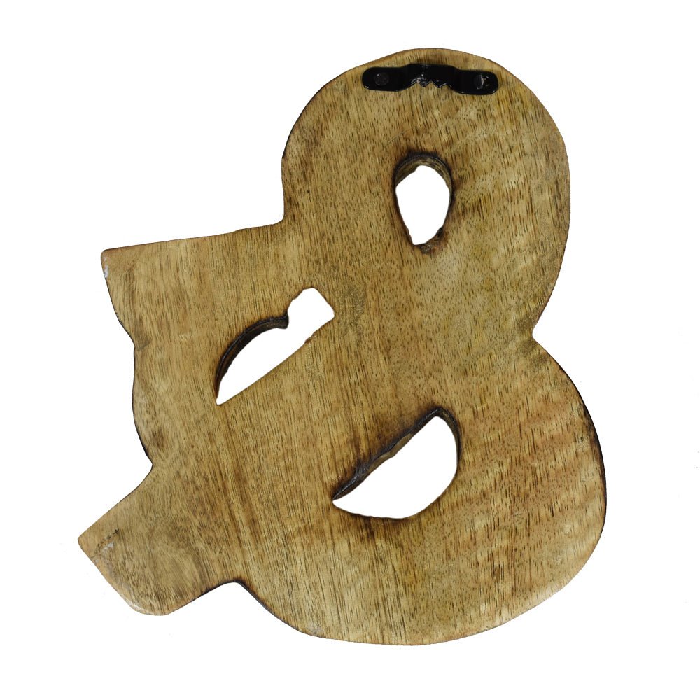Safari Zebra Stripe Mango Wood Letter Block - BBH HOMES LLC