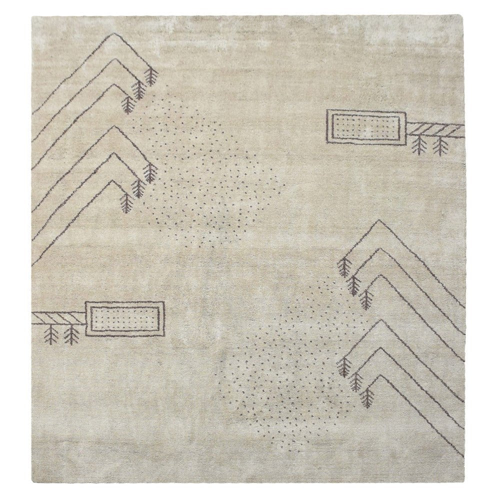 Seth Hand Knotted Silk & Wool Area Rug - BBH HOMES LLC