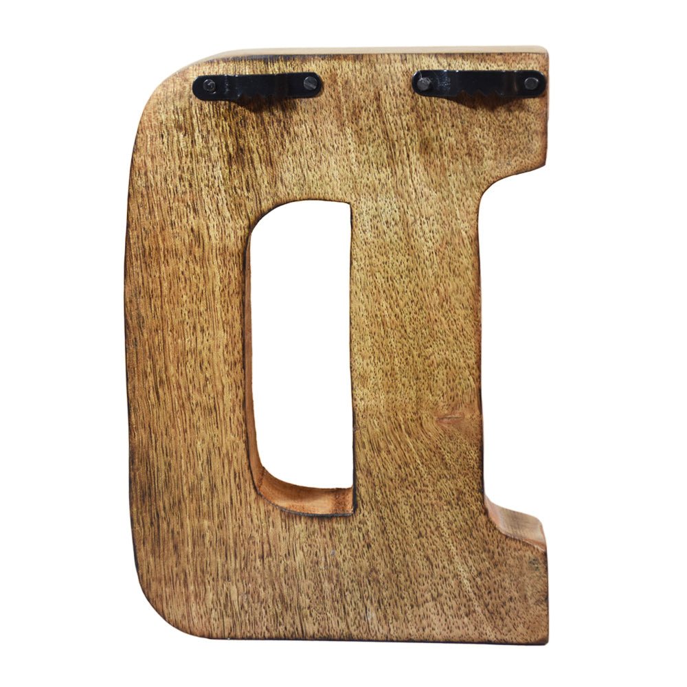 Studded Glamour Mango Wood Letter Blocks - BBH HOMES LLC