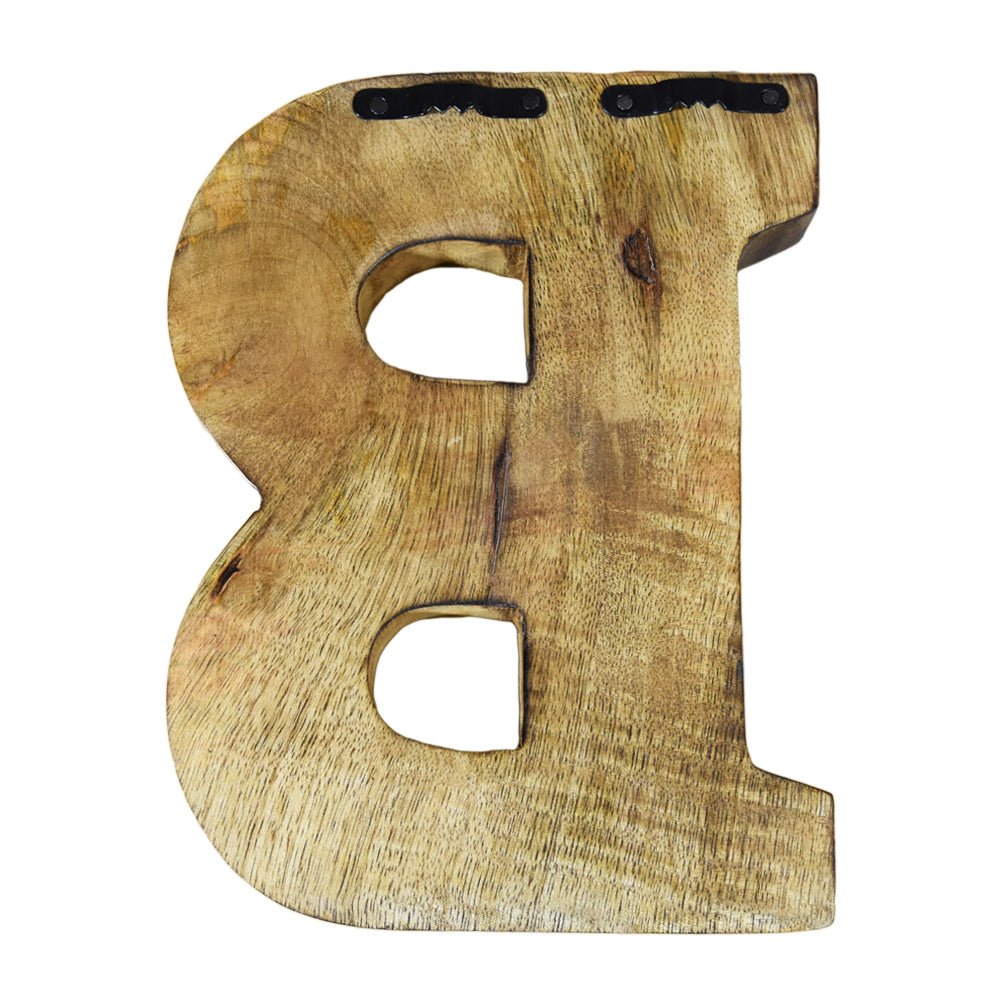 Studded Glamour Mango Wood Letter Blocks - BBH HOMES LLC