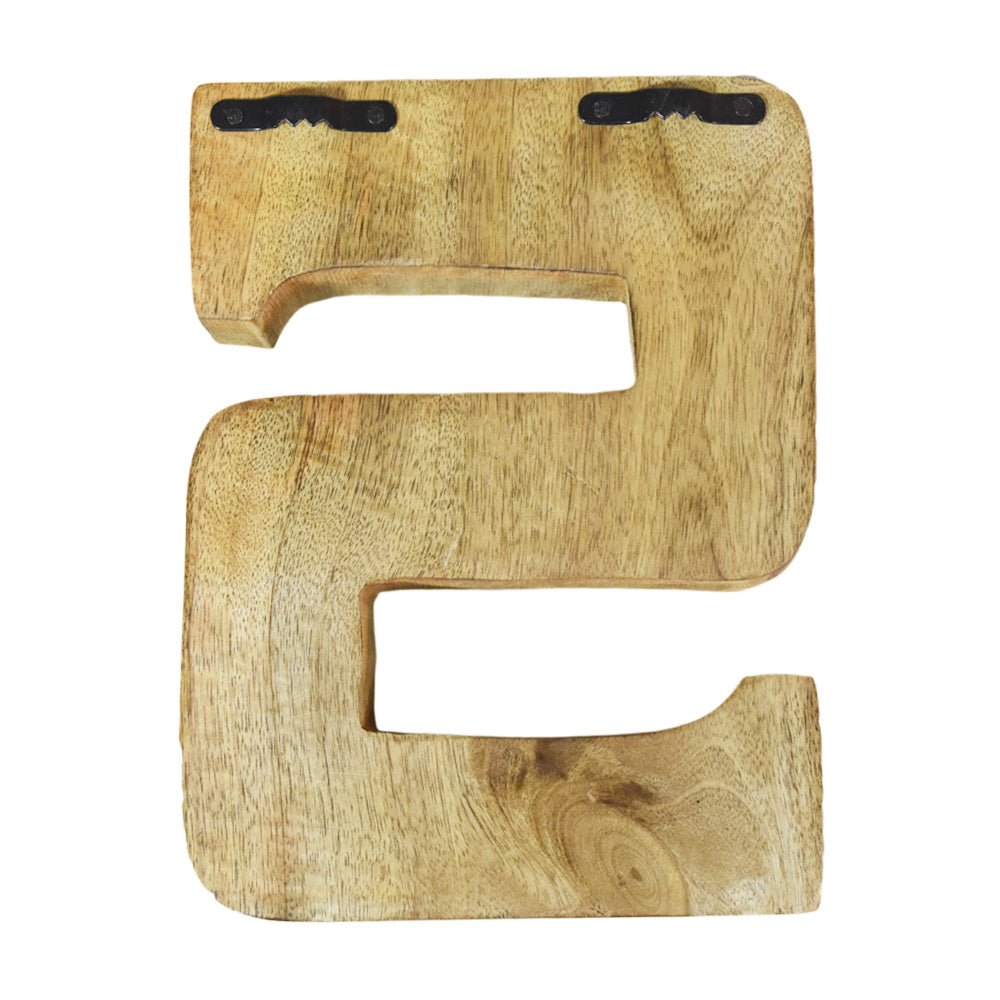Studded Glamour Mango Wood Letter Blocks - BBH HOMES LLC
