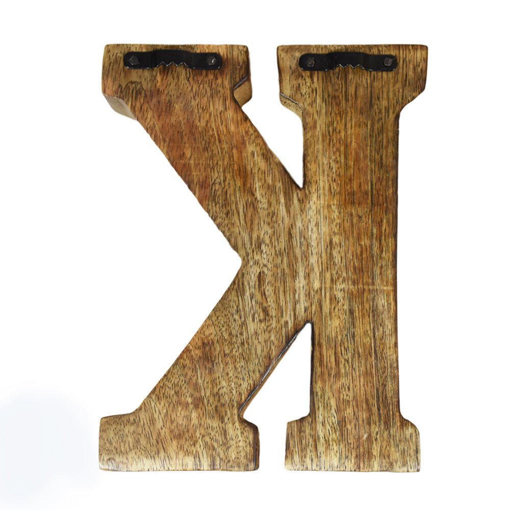 Studded Glamour Mango Wood Letter Blocks - BBH HOMES LLC