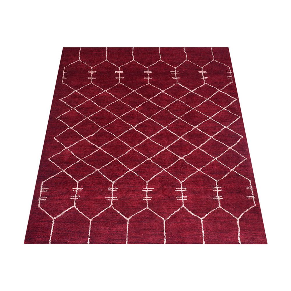 Vedika Hand Knotted Silk Blue Area Rug - BBH HOMES LLC