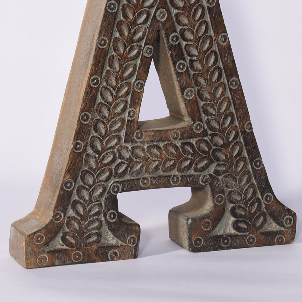 Vintage Gray Handmade Alphabet Letters & Number - BBH HOMES LLC