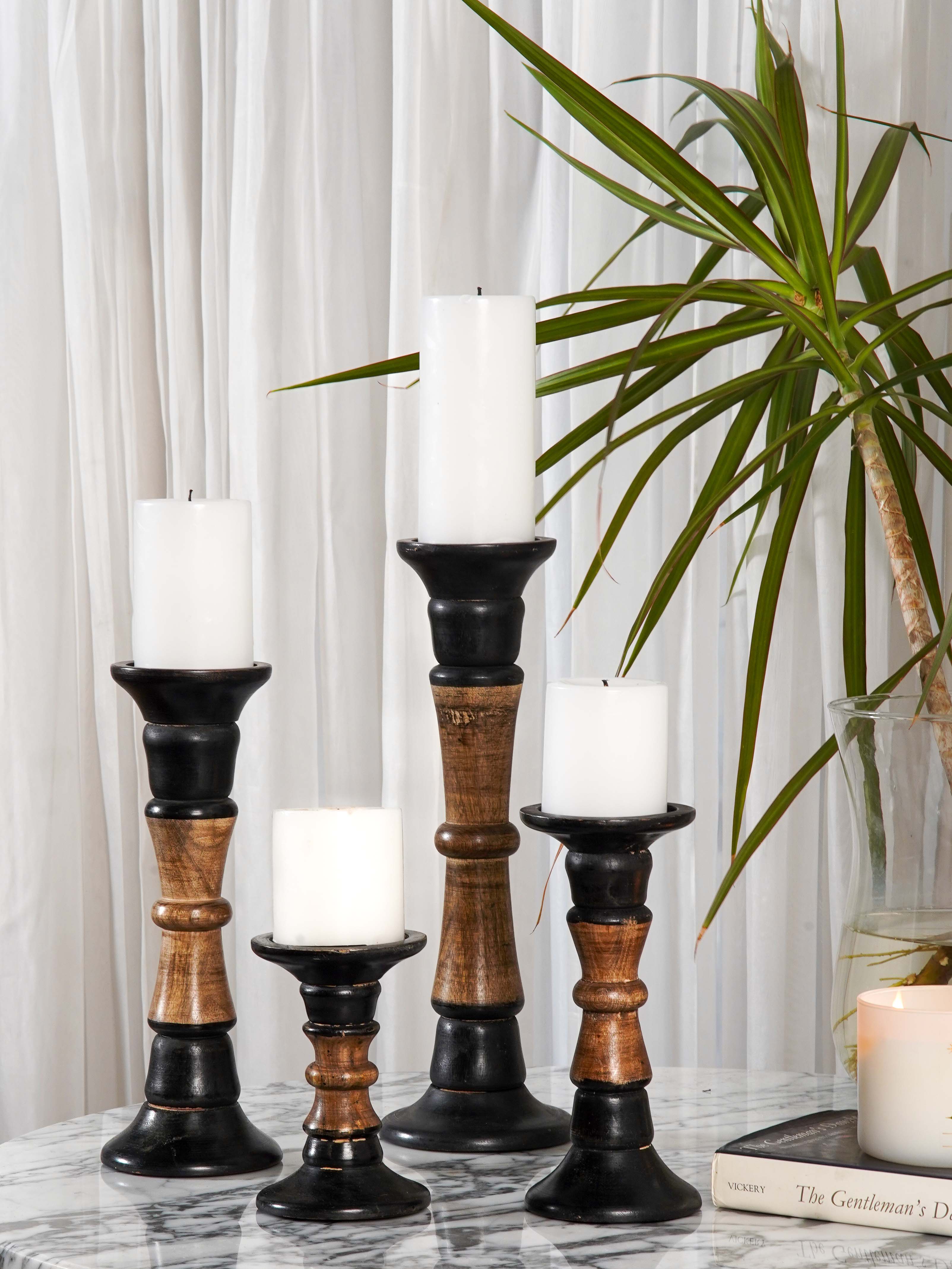 Duality Pillar Candle Holder