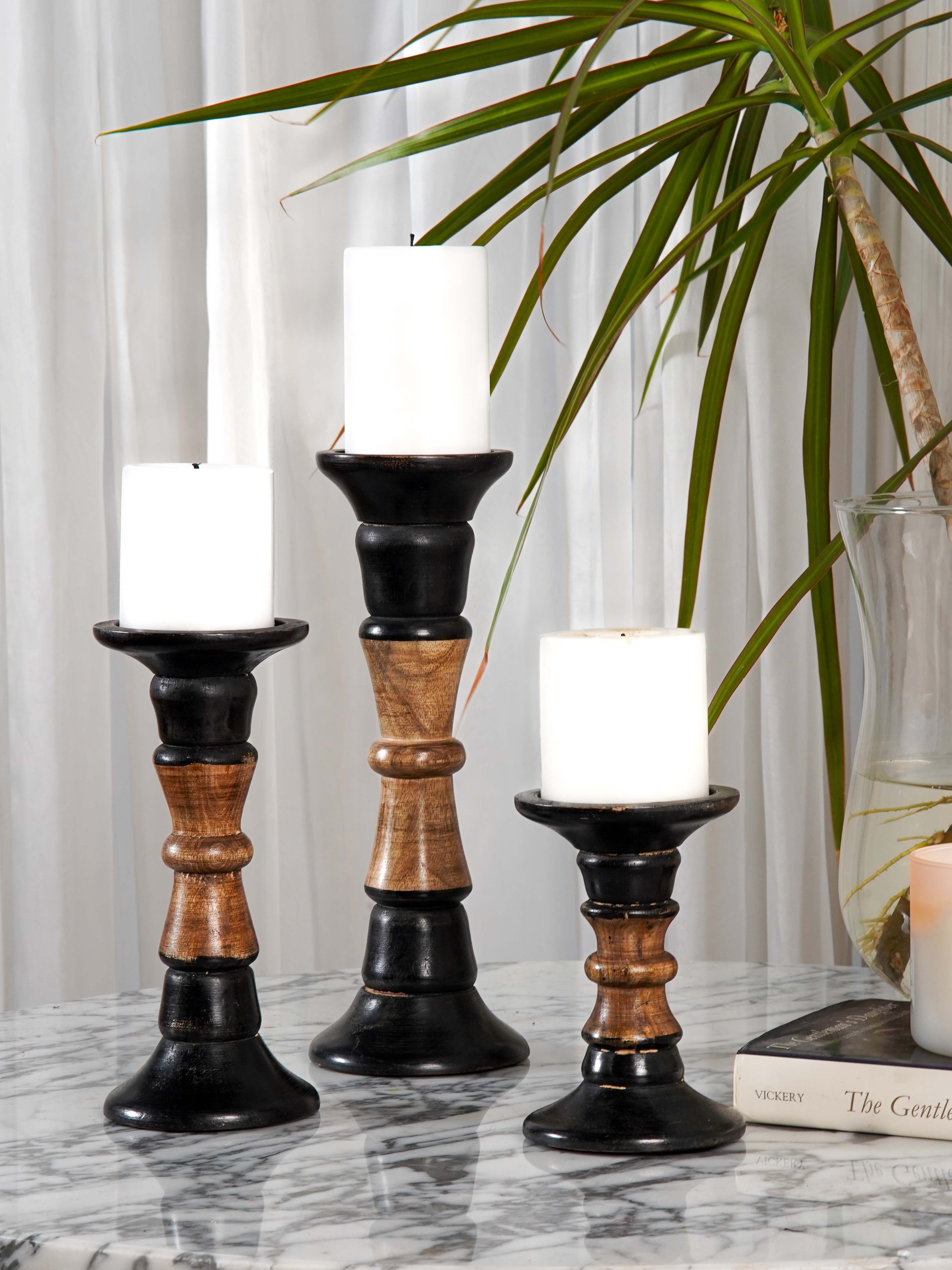 Duality Pillar Candle Holder