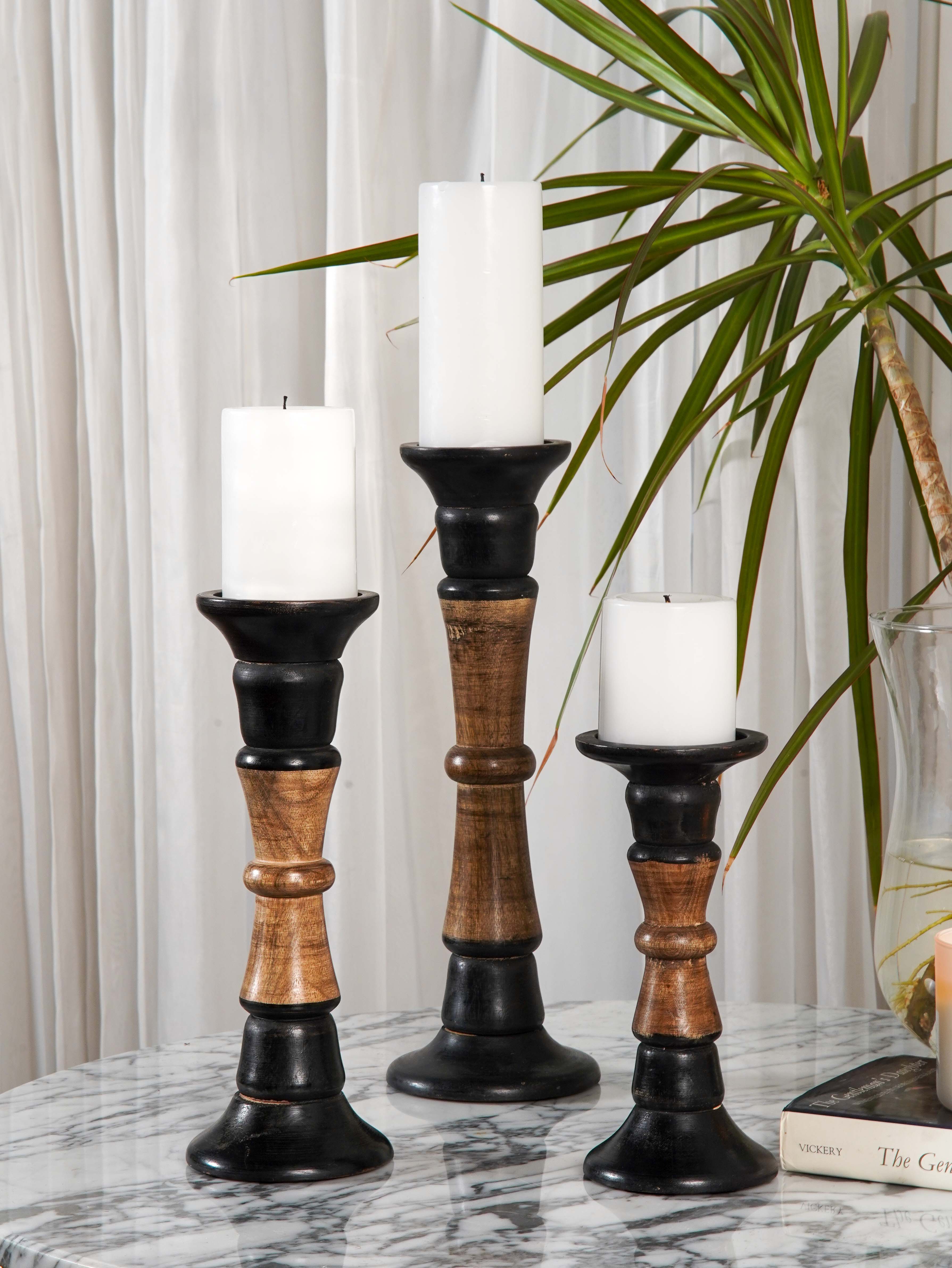 Duality Pillar Candle Holder