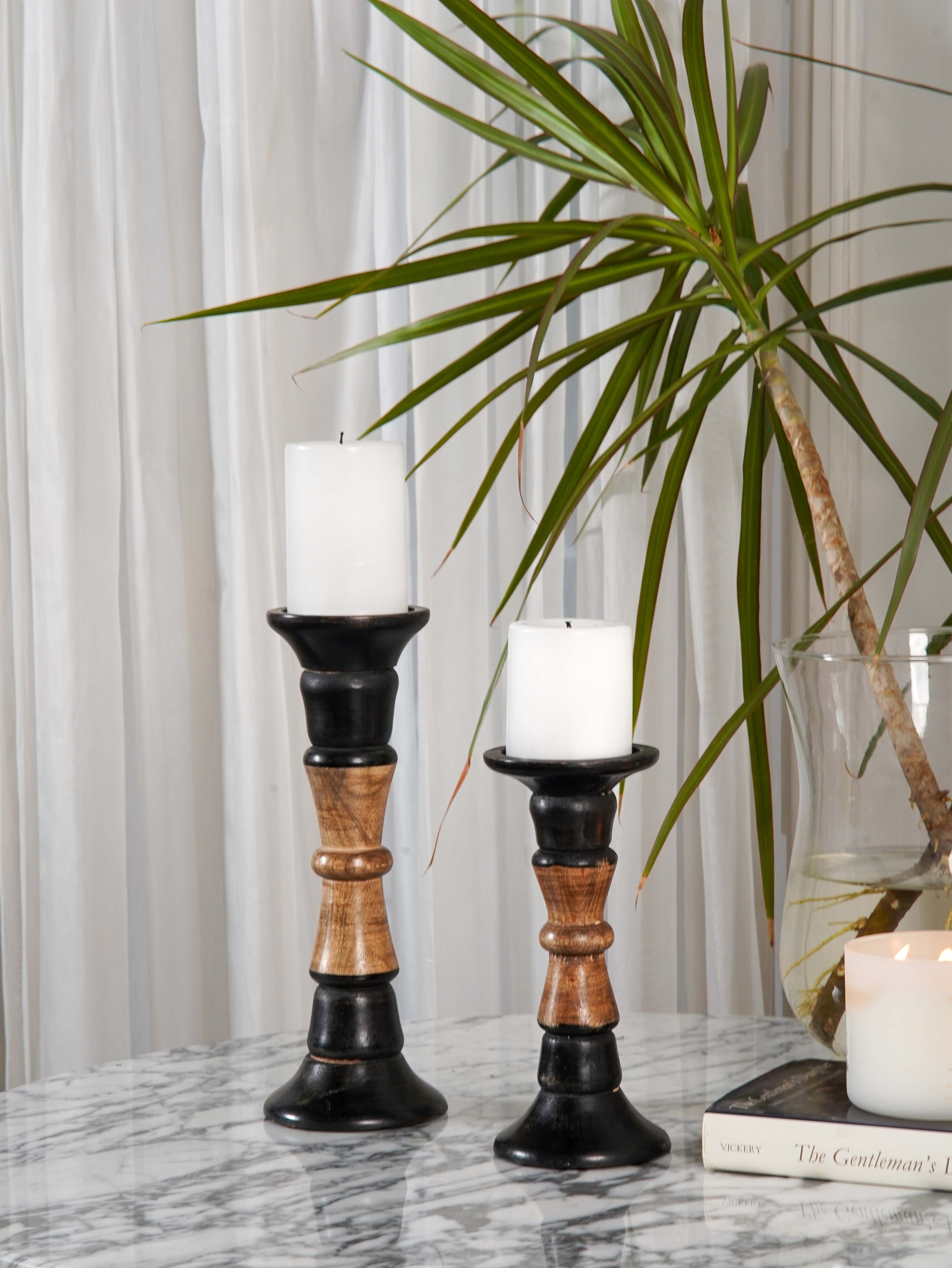 Duality Pillar Candle Holder