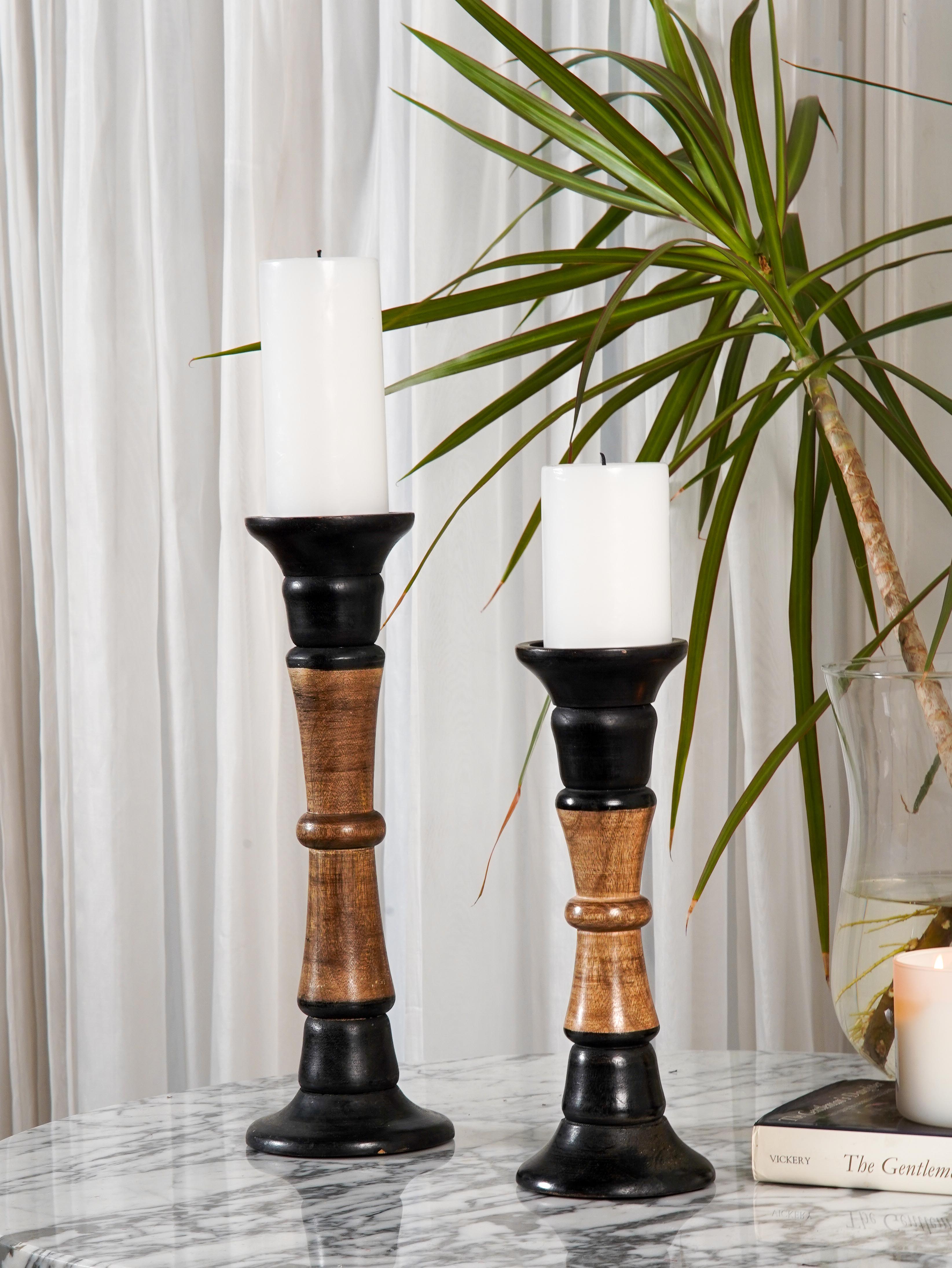 Duality Pillar Candle Holder