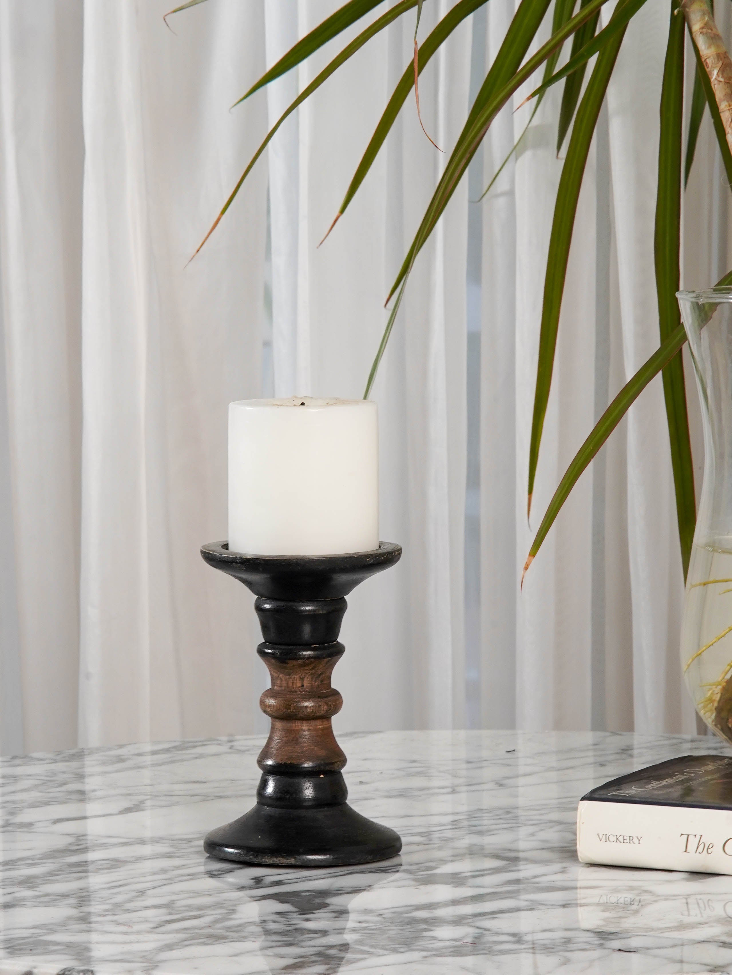 Duality Pillar Candle Holder